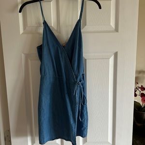 BCBG denim romper